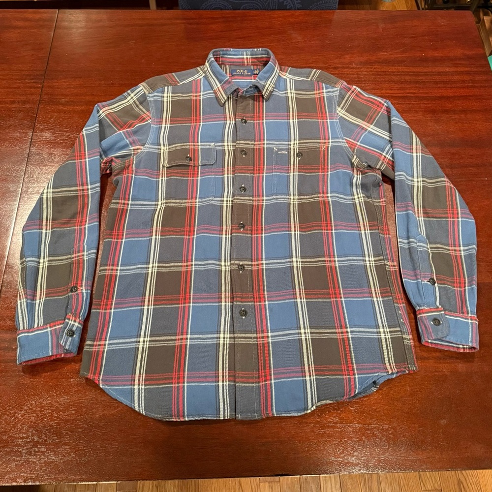 POLO Ralph Lauren Plaid Shirt - Blue, Red, and Black